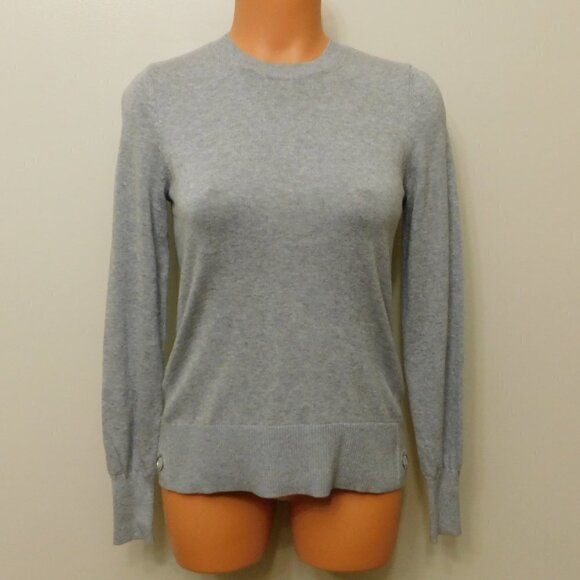 A152 Michael Kors Heather Snap-Hem Sweater - XXS - Picture 1 of 2